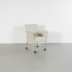 6x Montis Geraldine Fauteuil Beige Stof - Chroom/Wielen, Overige kleuren, Ophalen of Verzenden, Zo goed als nieuw, Metaal
