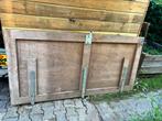 Hardhouten deur 188 x 92 x 3,5cm, deels beslag, Doe-het-zelf en Verbouw, Deuren en Horren, Ophalen, Gebruikt, 80 tot 100 cm, Minder dan 200 cm