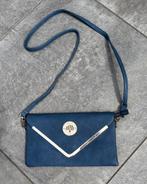 Mulberry stijl clutch - enveloptas, Ophalen of Verzenden, Zo goed als nieuw, Blauw, Handtas