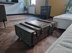 Stoere munitiekist / salontafel op wielen - Uniek item, Huis en Inrichting, Woonaccessoires | Kisten, Gebruikt, 50 tot 100 cm