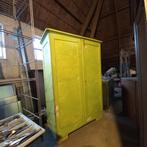 brocante groene linnenkast kledingkast kinderkamer, Ophalen