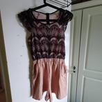 Mooie roze/zwarte playsuit maat XL, Ophalen of Verzenden, Zo goed als nieuw, Maat 46/48 (XL) of groter, Roze
