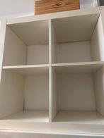 Vakkenkast Ikea Kallax 4 vakken wit, Huis en Inrichting, Kasten | Boekenkasten, Ophalen, Gebruikt, 50 tot 100 cm, Minder dan 100 cm
