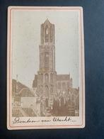 cdv carte de visite Utrecht Domtoren foto, Verzamelen, Verzenden, Foto, Zo goed als nieuw, Gebouw