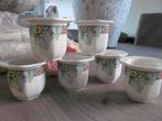 6 Villeroy & Boch Pasadena Eierdoppen, Huis en Inrichting, Keuken | Servies, Keramiek, Overige typen, Ophalen of Verzenden, Zo goed als nieuw