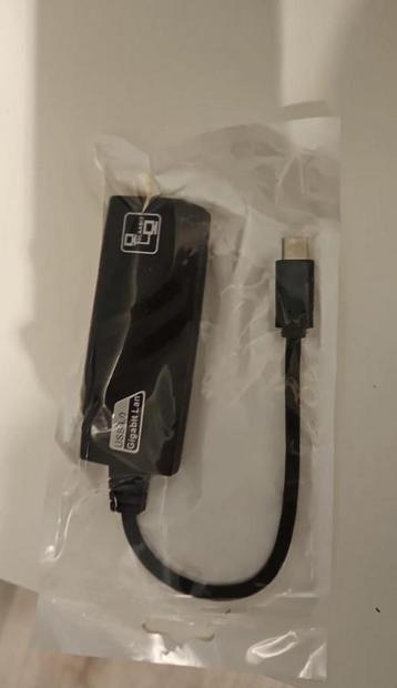 USB-C naar RJ45 Gigabit Ethernet Adapter USB 3.0 Plug & Play beschikbaar voor biedingen