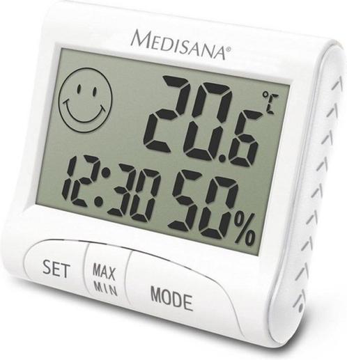 Medisana digitale thermometer en hygrometer, Huis en Inrichting, Woonaccessoires | Thermometers, Zo goed als nieuw, Binnenthermometer