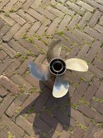 RVS Scheepsschroef 4 bladen. 15.8X 22.5P LH, Watersport en Boten, Bootonderdelen, Ophalen, Gebruikt, Motor en Techniek, Motorboot