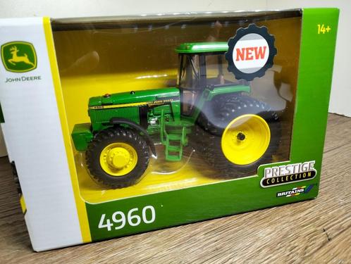Te koop Britains Prestige John Deere 4960 Dubbellucht., Hobby en Vrije tijd, Modelauto's | 1:32, Nieuw, Tractor of Landbouw, Britains
