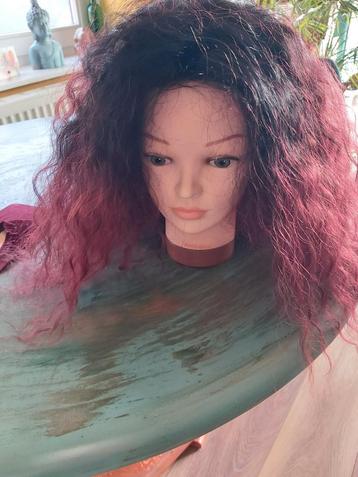 Prachtige echte pruik 70cm lengte verstelbaar nooit gebruikt beschikbaar voor biedingen