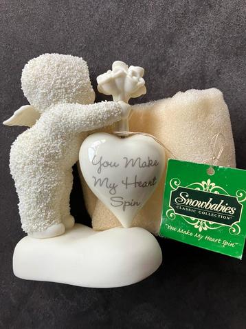 Snowbabies Department 56 You Make My Heart Spin NIEUW beschikbaar voor biedingen