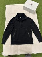 C.P. Company 1/4 zip sweater fleece trui pull met lens, CP Company, Zwart, Ophalen of Verzenden, Zo goed als nieuw