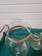vaas glas tuitvorm met gietglas, Huis en Inrichting, Ophalen of Verzenden, 'T Olde Gre-j, Info@toldegrej.nl, Endepoelstraat 20f Didam