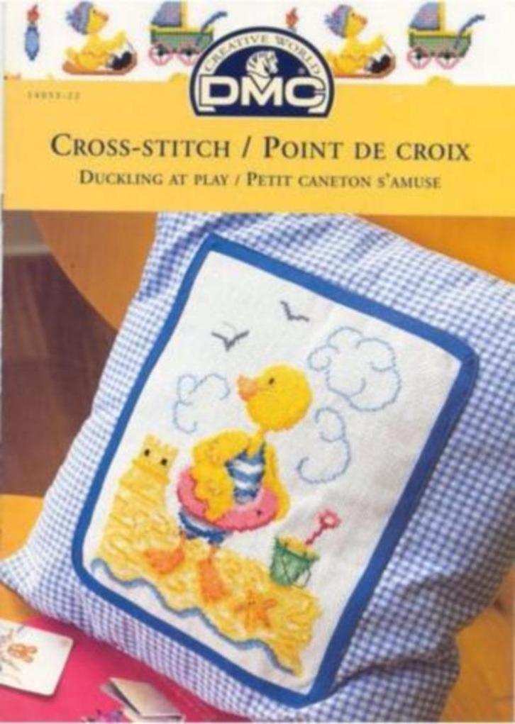 Borduurpatroon Eenden - Duckling At Play (NIEUW), Hobby en Vrije tijd, Borduren en Borduurmachines, Nieuw, Patroon, Handborduren