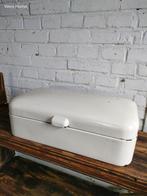 Emaille broodtrommel creme, Antiek en Kunst, Antiek | Emaille, Ophalen of Verzenden