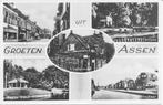 Groeten uit Assen., Verzamelen, Ophalen of Verzenden, 1940 tot 1960, Ongelopen, Drenthe