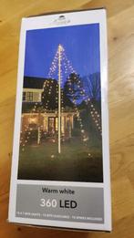 Vlaggenmast Verlichting 360 LED 7m Warm Wit (Anna's), Diversen, Kerst, Ophalen of Verzenden, Zo goed als nieuw