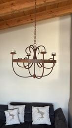 Prachtige kroonluchter Roest voor kaarsen, Ophalen, Zo goed als nieuw