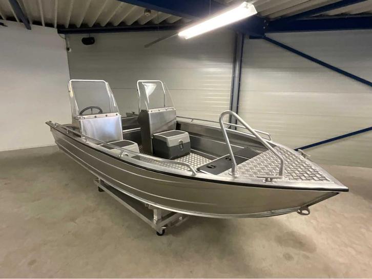 2023 Kimple Explorer 460DC Consoleboot en visboot, Watersport en Boten, Vis- en Consoleboten, Gebruikt, Overige brandstoffen