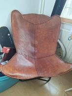 Unieke vlinderstoel, Huis en Inrichting, Fauteuils, Ophalen, Zo goed als nieuw, Leer