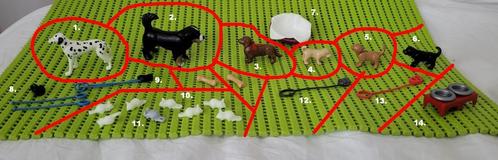 Playmobil Honden riem etensbak mand met deken / muizen, Kinderen en Baby's, Speelgoed | Playmobil, Ophalen of Verzenden