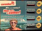 Kortingscode 50 euro korting Corendon, Eén persoon, Kortingsbon, Overige typen
