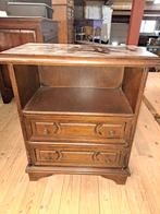 Klein eikenhouten kastje met lades, Huis en Inrichting, Kasten | Ladekasten, Minder dan 50 cm, Gebruikt, 1 of 2 laden, Klassiek
