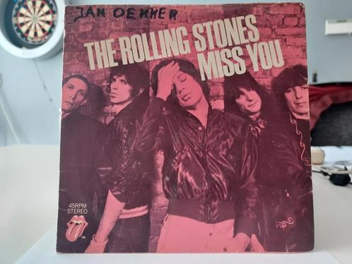7" Single The Rolling Stones - Miss You / Far Away Eyes, Cd's en Dvd's, Vinyl Singles, Gebruikt, Single, Pop, 7 inch, Verzenden