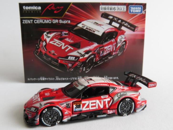 Tomica Racing Toyota GR Supra Zent Cerumo 3inch tomy, Hobby en Vrije tijd, Modelauto's | Overige schalen, Nieuw, Auto, Ophalen of Verzenden