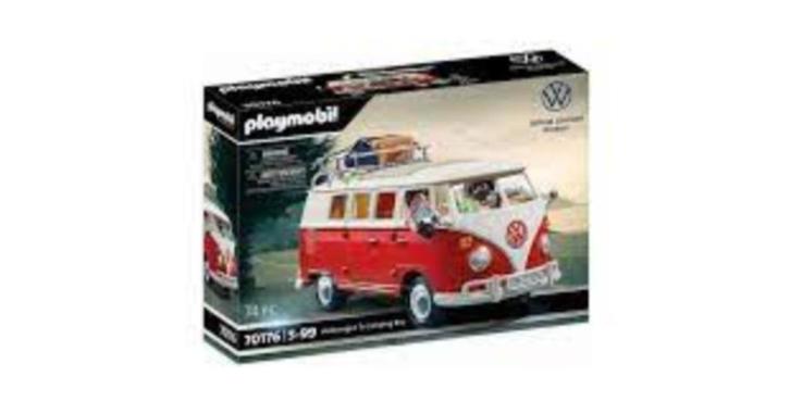 Playmobil 70176 Volkswagen T1 Campingbus -NIEUW en ONGEOPEND, Kinderen en Baby's, Speelgoed | Playmobil, Nieuw, Ophalen of Verzenden