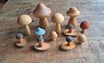 Seizoentafel herfst paddenstoel houten decoratie, Ophalen of Verzenden, Nieuw