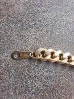 PL 18K Gouden schakelketting 50cm lang, Ophalen of Verzenden, Zo goed als nieuw, Goud, Goud