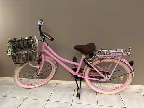 Roze meisjesfiets Spirit Diva 22 inch, Fietsen en Brommers, Fietsen | Meisjes, Gebruikt, 22 inch, Handrem, Ophalen
