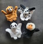 Leuke vingerpoppetjes met sleutelhanger - 4 stuks, Ophalen of Verzenden, Zo goed als nieuw