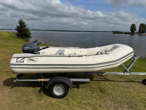 Zodiac Cadet RIB 310, incl. Yamaha 6PK en 2x trailer, Watersport en Boten, Rubberboten, Gebruikt, Zodiac, Overige materialen, Minder dan 70 pk