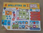 Clementoni - 8 spelletjes in 1, Ophalen of Verzenden, Zo goed als nieuw