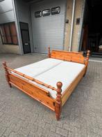Antiek Houten Bed - Lichtbruin, Ophalen, Gebruikt, Bruin, Tweepersoons