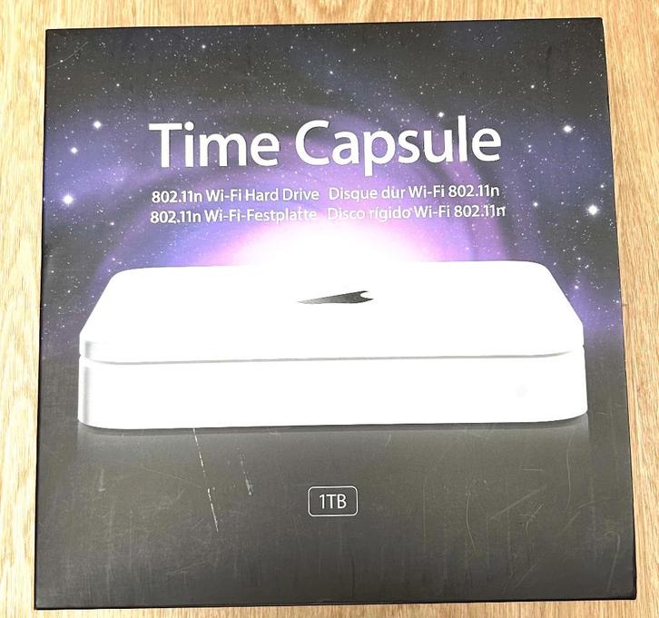 Apple Time Capsule 1TB (3e generatie), Computers en Software, Routers en Modems, Gebruikt, Router met modem, Ophalen