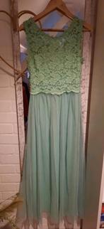 Mooie mint groene jurk maat 38, Maat 38/40 (M), Ophalen of Verzenden