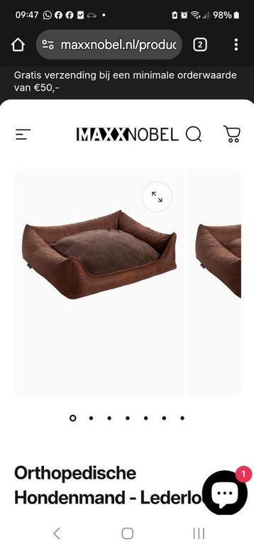 Te koop Orthopedische Hondenmand beschikbaar voor biedingen