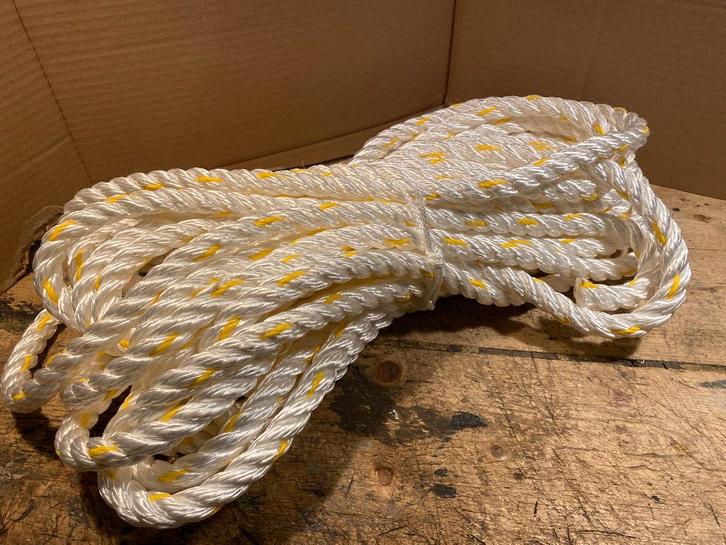 TOUW POLYESTER 18mm lengte a 20mtr., Watersport en Boten, Accessoires en Onderhoud, Nieuw, Ophalen