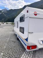 Burstner 480 TK gezinscaravan met mover & voortent, Caravans en Kamperen, Caravans, Mover, Rondzit, Particulier, Tot en met 4