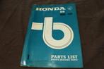 Honda PC50 1967 moped parts list onderdelen boek PC 50, Ophalen of Verzenden, Gebruikt