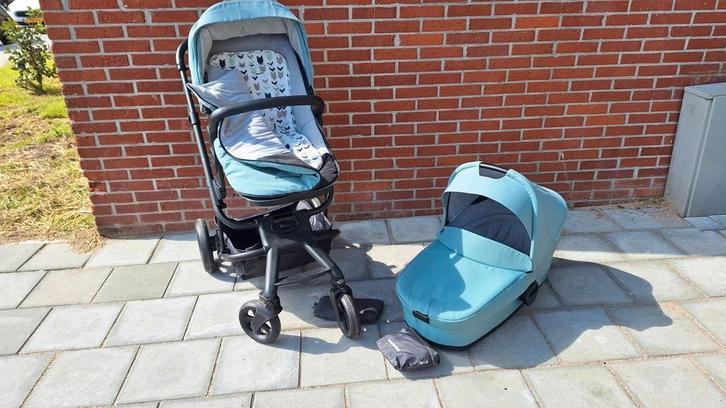Easywalker Harvey kinderwagen 2 in 1. (Coral Green), Motoren, Onderdelen | Oldtimers, Ophalen
