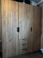 Jysk Jenslev Kledingkast 144x176 - 3 deurs, Huis en Inrichting, Ophalen, Gebruikt, 100 tot 150 cm, Eikenhout
