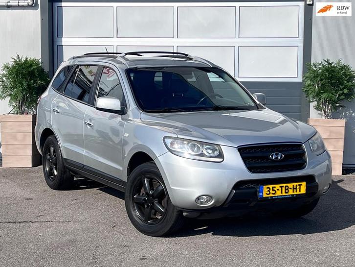 Hyundai Santa Fe 2.7i V6 Style / AIRCO / LEER / NAP / TREKHA, Auto's, Hyundai, Bedrijf, Te koop, Santa Fe, ABS, Airbags, Airconditioning