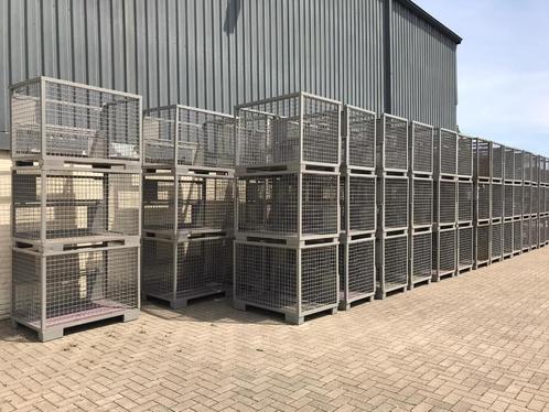 gebruikte stalen gitterboxen, gaascontainer, magazijnkratten, Doe-het-zelf en Verbouw, Kratten en Dozen, Gebruikt, Krat, 100 cm of meer