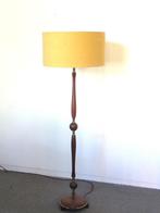 vintage massief teakhouten vloerlamp, Huis en Inrichting, Lampen | Vloerlampen, Ophalen, Gebruikt, Vintage, 150 tot 200 cm
