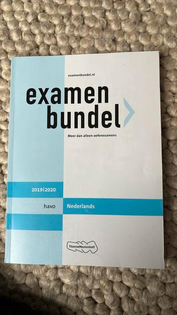 Examenbundel HAVO Nederlands 2019/2020 beschikbaar voor biedingen