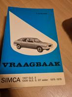 Vraagbaak Simca 1307 1308   1975-1978, Ophalen of Verzenden